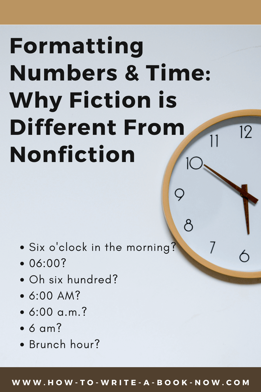 How to write a on sale fiction book