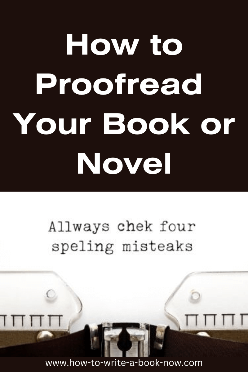 proofread your book