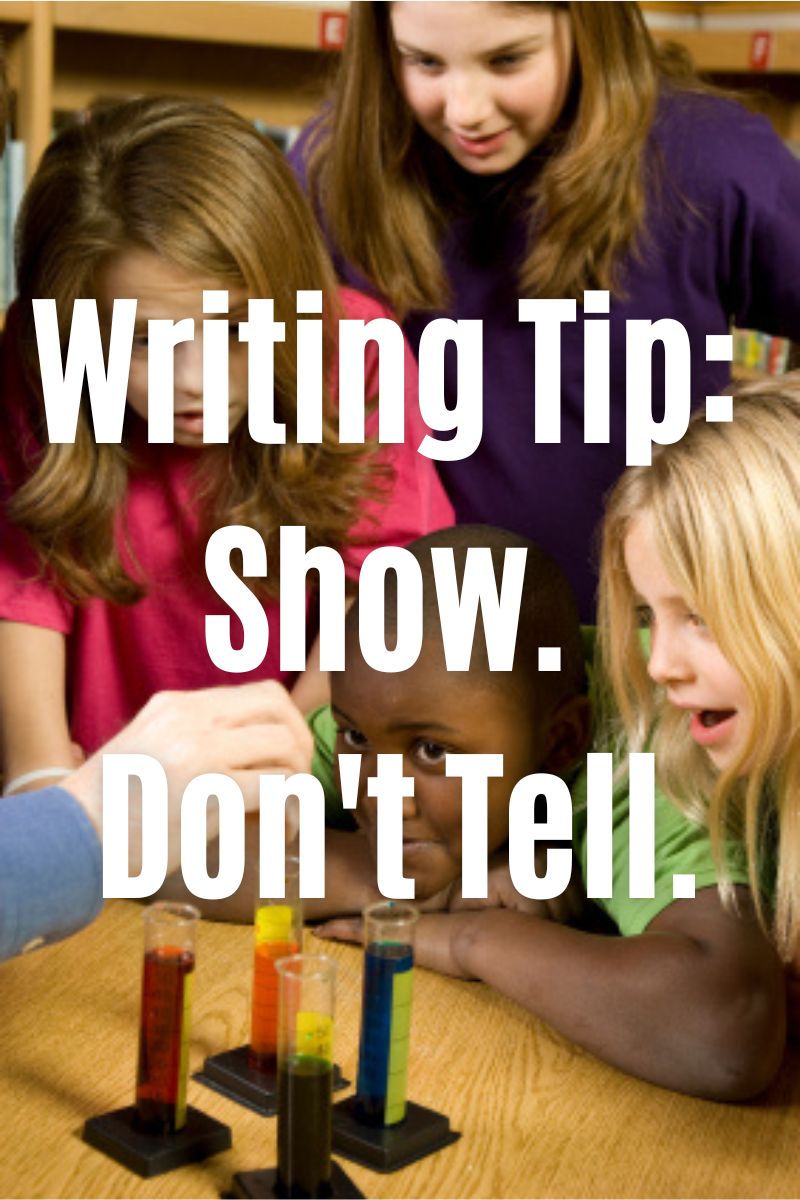 What is meant by "Showing Not Telling," and when to use it in your writing.