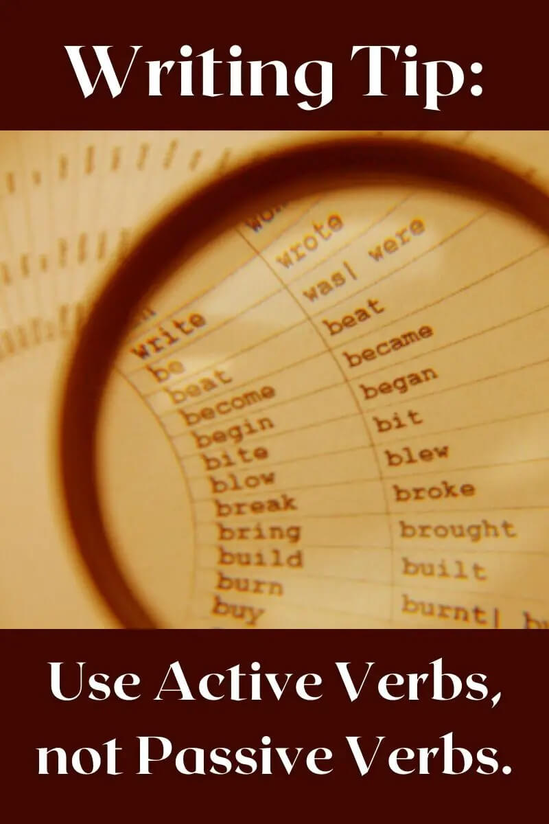 use active verbs